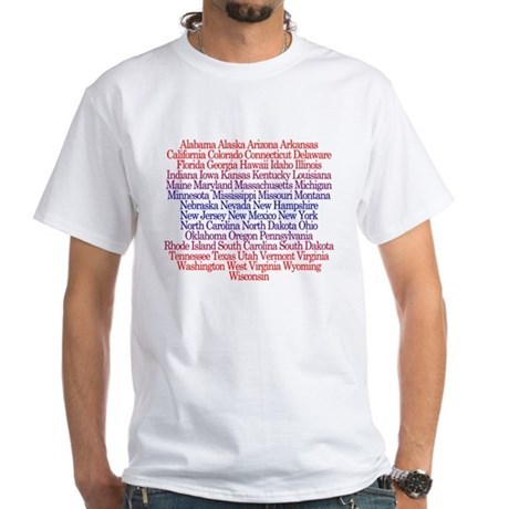 Fifty States T-Shirt, Clothing, Mug