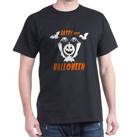 Batty About Halloween T-Shirt, Clothing, Mug
